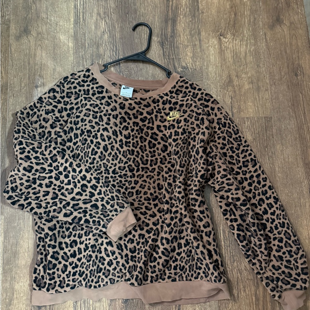 Nike Cheetah Print Pullover